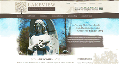 Desktop Screenshot of lakeviewcemetery.ca